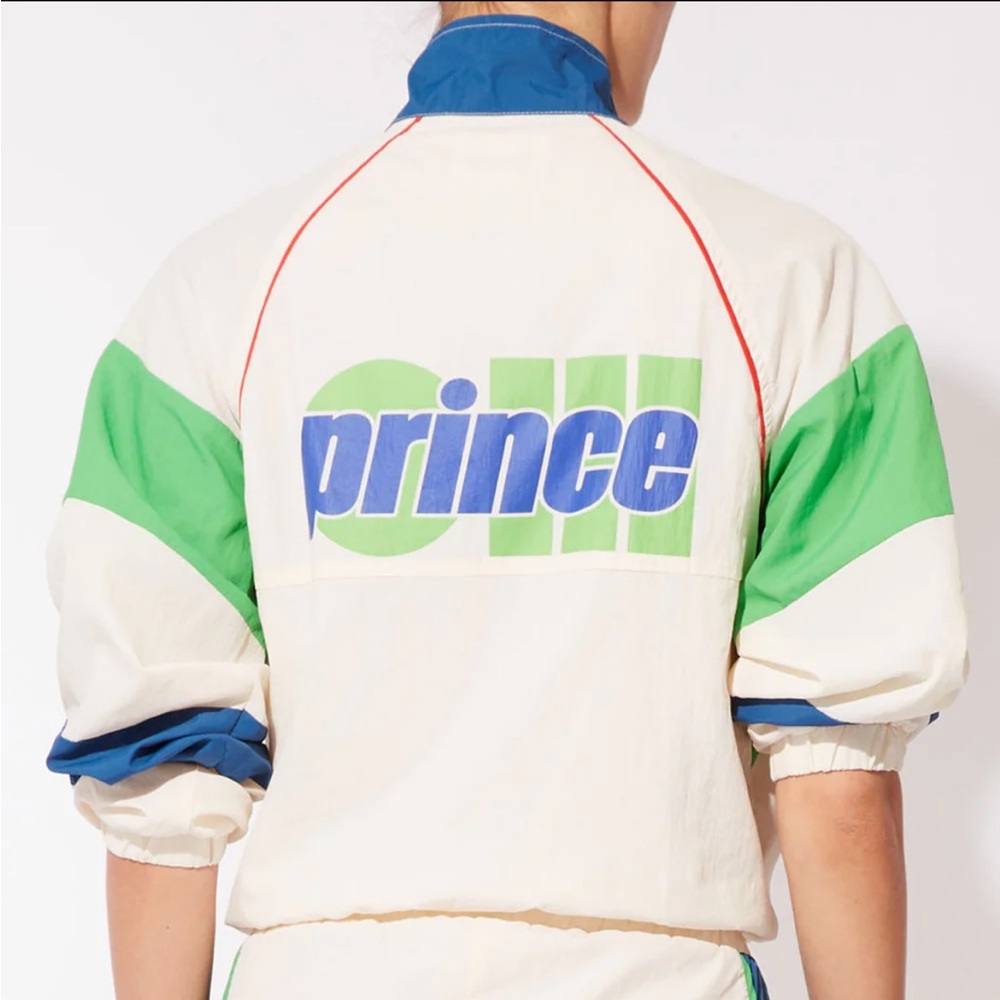 Retro Solid & Striped x Prince Zip-Up Jacket